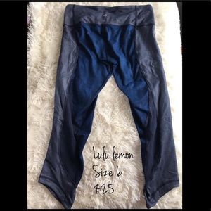 Lululemon crop tights
